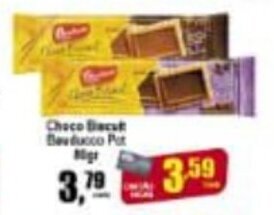Higa's Supermercado Choco Biscuit Bauducco pct oferta
