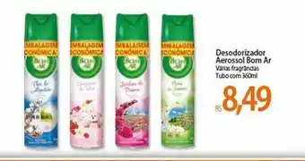 Atacadão Desodorizador Aerossol Bom Ar oferta