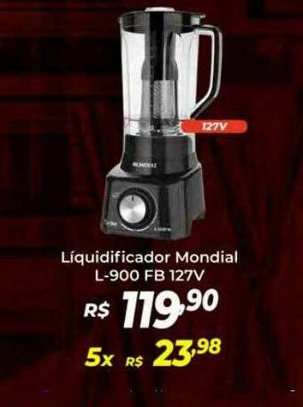 Atakarejo Liquidificador Mondial L-900 Fb 127v oferta
