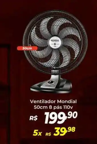 Atakarejo Ventilador Mondial 50cm 8 Pás 110v oferta