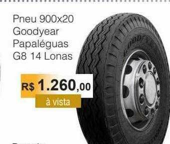 Copercana Pneu 900x20 Goodyear Papaléguas G8 14 Lonas oferta