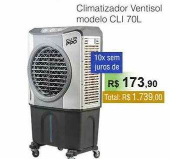 Copercana Climatizador Ventisol Modelo Cli 70l oferta