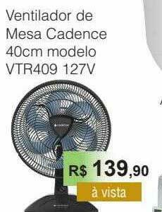 Copercana Ventilador De Mesa Cadence 40cm Modelo Vtr409 127v oferta