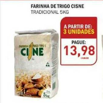 Decisão Atacarejo Farinha De Trigo Cisne oferta