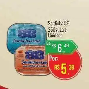 Mart Minas Sardinha 88 Laje Unidade oferta