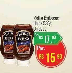 Mart Minas Molho Barbecue Heinz oferta