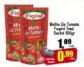 Higa's Supermercado Molho de Tomate Fugini Trad sache 300g oferta