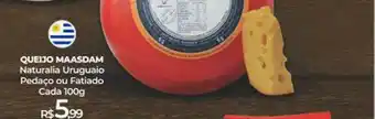 Peg Pese Queijo Maasdam Naturalia Uruguaio Pedaço Ou Fatiado oferta
