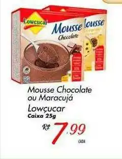 Mousse Chocolate Ou Maracujá Lowçucar