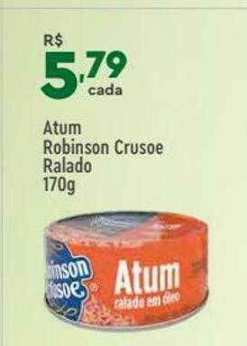 Supper Rissul Atum Robinson Crusoe Ralado oferta