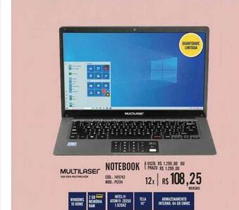 Multilaser Notebook