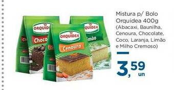 Mistura P Bolo Orquidea