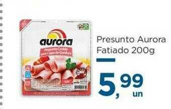 Super São Luiz Presunto Aurora Fatiado oferta