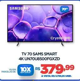 DB Supermercados Tv 70 sams smart 4K UN70U8500FGXZD oferta