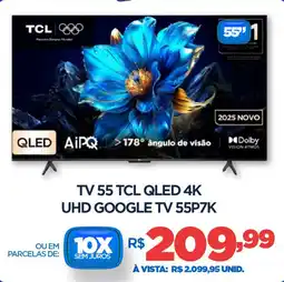 DB Supermercados Tv 55 tcl qled 4k UHD GOOGLE TV 55P7K oferta
