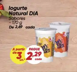Dia logurte Natural DIA Sabores oferta
