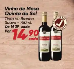 Dia Vinho de Mesa Quinta do Sol oferta