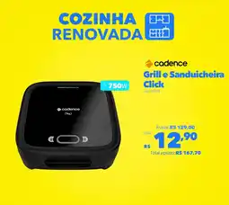 Deltasul Cadence Grill e Sanduicheira Click oferta