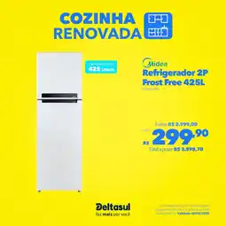 Deltasul Midea Refrigerador 2P Frost Free oferta