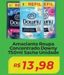 Mart Minas Amaciante Roupa Concentrado Downy Sache Unidade oferta