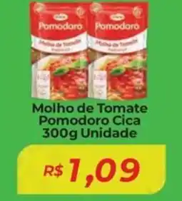 Mart Minas Molho de Tomate Pomodoro Cica Unidade oferta