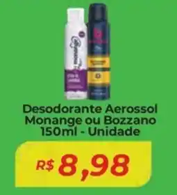 Mart Minas Desodorante Aerossol Monange ou Bozzano Unidade oferta