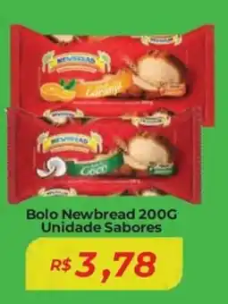 Mart Minas Bolo Newbread Unidade Sabores oferta