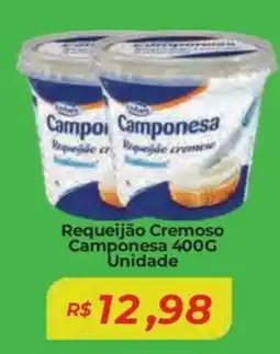 Mart Minas Requeijão Cremoso Camponesa Unidade oferta