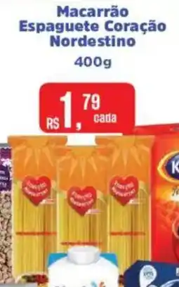 Supermercados Mateus Macarrão Espaguete Coração Nordestino oferta