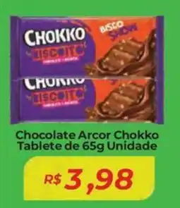 Mart Minas Chocolate Arcor Chokko Tablete Unidade oferta