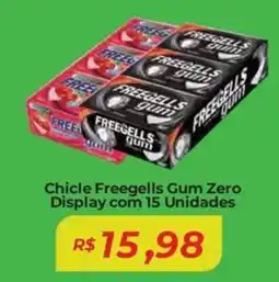 Mart Minas Chicle Freegells Gum Zero Display oferta
