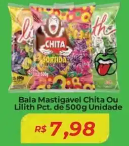 Mart Minas Bala Mastigavel Chita Ou Lilith Pct. Unidade oferta