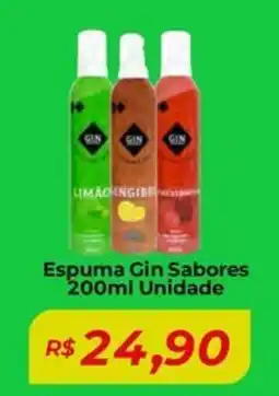 Mart Minas Espuma Gin Sabores Unidade oferta