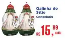 Supermercados Mateus Galinha do Sítio Congelada oferta
