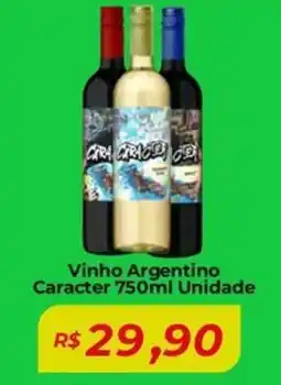 Mart Minas Vinho Argentino Caracter Unidade oferta