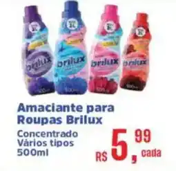 Supermercados Mateus Amaciante para Roupas Brilux oferta