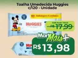 Mart Minas Toalha Umedecida Huggies oferta
