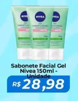 Mart Minas Sabonete Facial Gel Nivea Unidade oferta