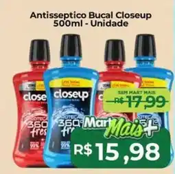 Mart Minas Antisseptico Bucal Closeup Unidade oferta