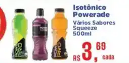 Supermercados Mateus Isotônico Powerade oferta