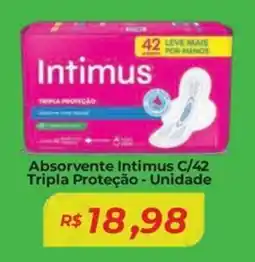 Mart Minas Absorvente Intimus C/42 Tripla Proteção - Unidade oferta