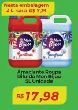 Mart Minas Amaciante Roupa Diluído Mon Bijou Unidade oferta