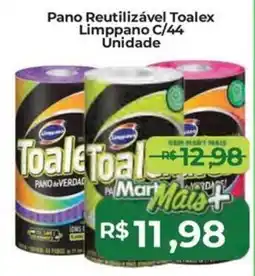 Mart Minas Pano Reutilizável Toalex Limppano oferta
