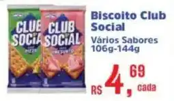 Supermercados Mateus Biscoito Club Social oferta
