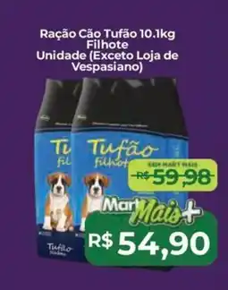 Mart Minas Ração Cão Tufão Filhote Unidade oferta