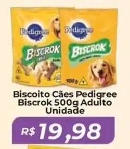 Mart Minas Biscoito Cães Pedigree Biscrok Adulto Unidade oferta