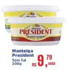 Supermercados Mateus Manteiga President oferta