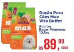 Supermercados Mateus Ração Para Cães Max Vita Buffet oferta