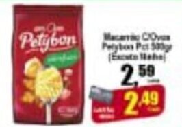Higa's Supermercado Macarrao c/ Ovos Petybon pct 500g oferta