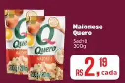 Supermercados Mateus Maionese Quero Sachê oferta